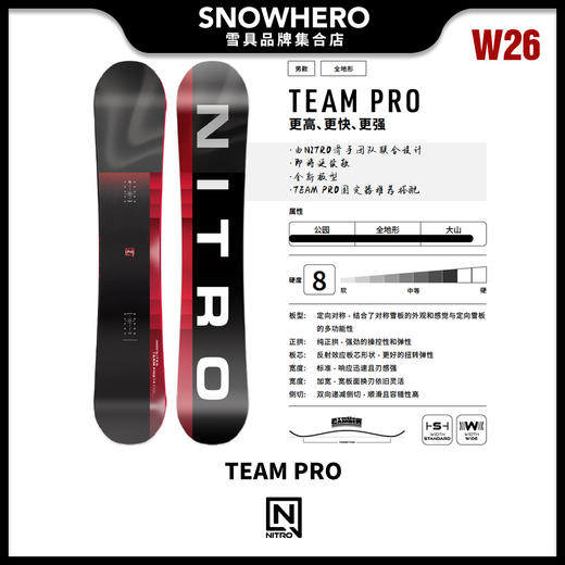 25/26雪季NITRON滑雪板预售 商品图4