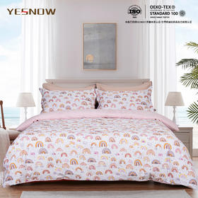 60S贡缎印花四件套-彩虹桥