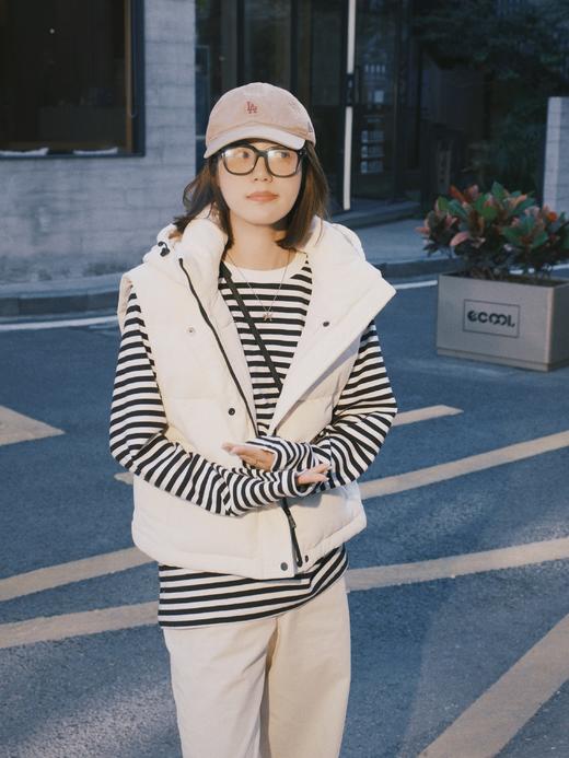 顺丰包邮洛诗琳54457够轻够暖❗️软糯保暖连帽90鹅绒马甲羽绒服（帽子可拆卸）3191 商品图5