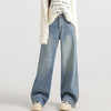 馥迦复古拖地牛仔阔腿裤 商品缩略图2
