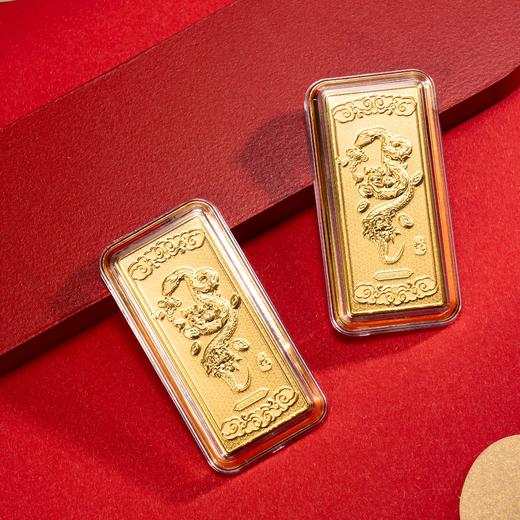 【金砖】灵蛇生财 999足金如意金砖 商品图5
