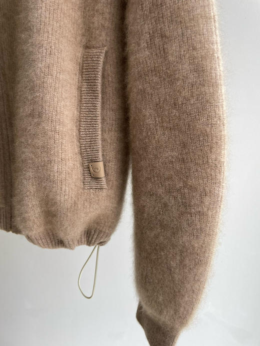 1223-5 排他性独家圆正 小禾强缩羊绒拉绒 重磅棒球夹克外套 商品图14