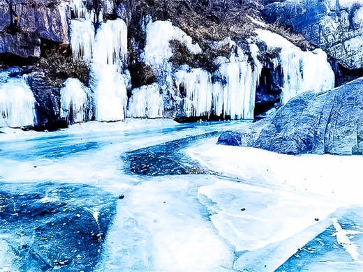 【瓜草地冰瀑1日】户外隐秘的角落の王平-天然冰瀑-黄石岗-峰口庵-圈门14公里 商品图2