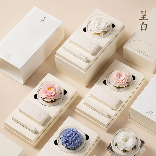 呈白 非遗瓷花香薰礼盒香氛礼物十二花神 商品图5