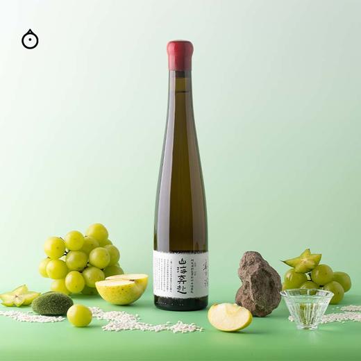 企鹅市集|糯言×九月兰山 合酿款 山海奔赴 霞多丽混酿米酒500ml 低温发酵 橡木桶熟成 商品图1