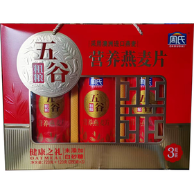 720g周氏五谷粗粮燕麦片 未添加白砂糖