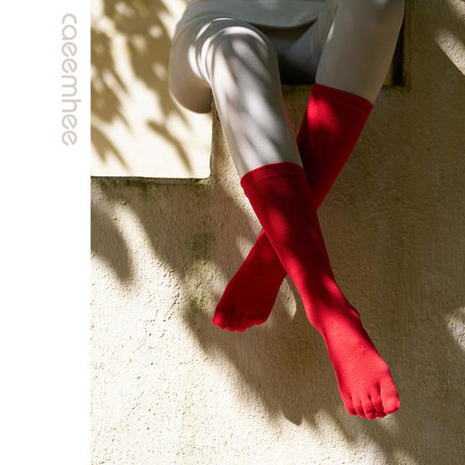 卡益中筒五指瑜伽袜KS4199 商品图2