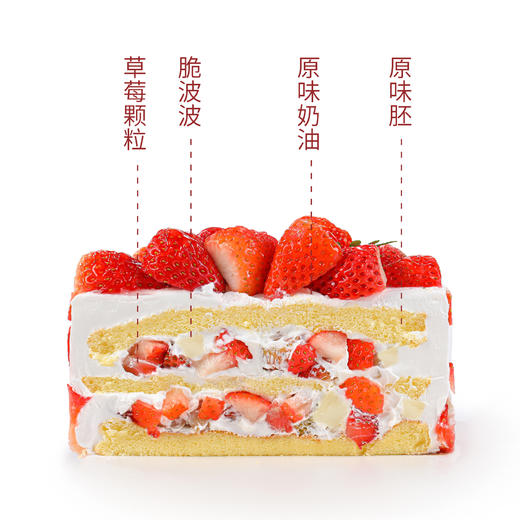 （立减60元）莓梦成真丹东草莓蛋糕 商品图3