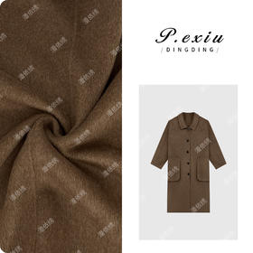 PanYiXiu/潘依绣【慕斯大衣】苏力羊驼毛柔软双面羊毛大衣 DM9112