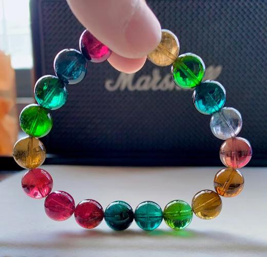10mm-11mm单圈彩虹碧玺手串 商品图3