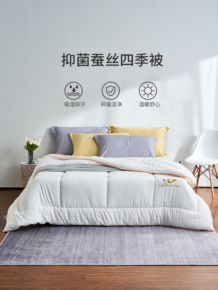 佳丽斯桑蚕丝被子保暖单人被芯温暖加厚冬被
