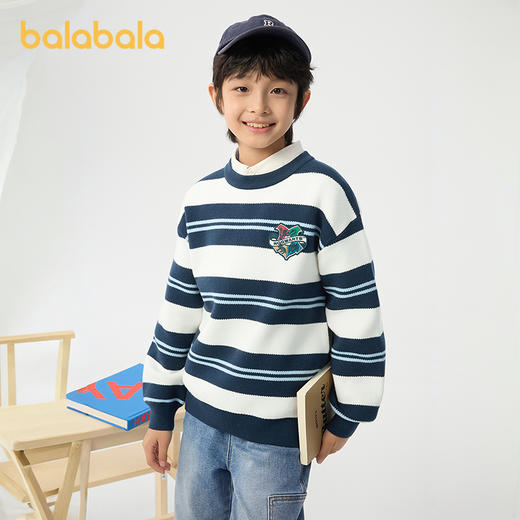 【哈利波特IP】巴拉巴拉童装男童毛衣儿童毛衫2025新春装 商品图2