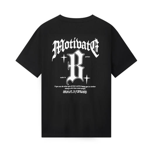 gxg.jeans男装夏季黑色圆领短袖T恤JEX14400082 商品图1