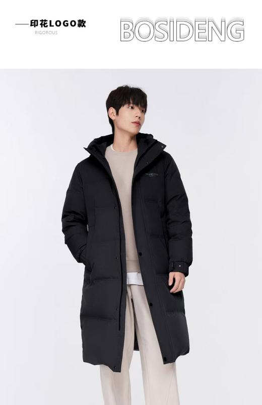 代工厂秒杀波司登男士90白鸭绒羽绒服中长款 商品图3