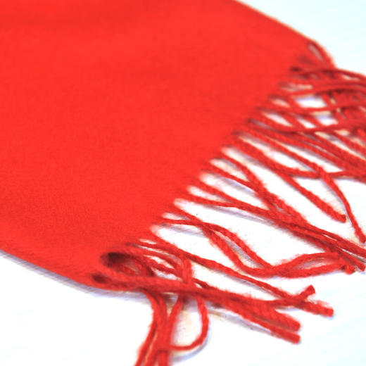 艾丝雅兰 新年红围巾两色可选好运来围巾 A-D3031 红色/灰色 商品图3