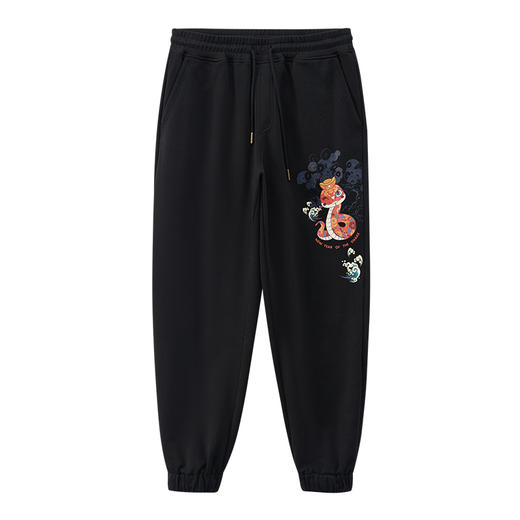 ONIARAI/鬼洗25春夏棒系列招财蛇年束脚休闲针织裤男式 N540167 商品图3