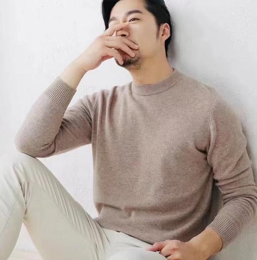 厂家直发100纯羊毛净版男士羊绒衫 商品图3
