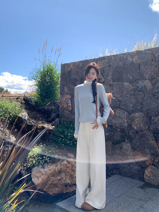 【110元任选2件】现货！ 2色蕾丝边T恤打底衫 商品图9