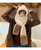 🌈【 欣欣子同款】小熊多功能三合一保暖帽手套围脖 ！ 💛加厚高品质克重达310g以上 💛软糯细腻毛绒感十足，🍓可以底挡9级寒风  商品缩略图1