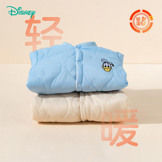 迪士尼【加厚夹棉】24冬季新款男宝哈衣防风保暖外穿连体衣卡通爬爬服ZD4DL021 商品图3
