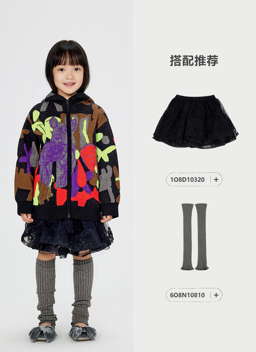 jnby   24年冬款  短款开襟毛衫  1OB312710 商品图6