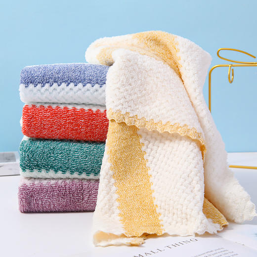 「6.9到手！珊瑚绒毛巾」珊瑚绒礼品毛巾加厚吸水不易掉毛擦脸毛巾居家布艺 商品图1