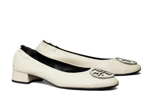 TORY BURCH 高跟鞋女  156751-250 淡奶油色.【鞋底有膜，试穿小心】 商品图1