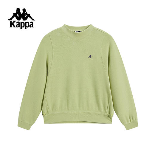 Kappa卡帕背靠背针织套头衫女新款圆领运动卫衣复古休闲长袖上衣K0F22WT81 商品图2