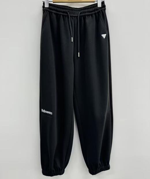 NZ橡筋腰头字母哈伦长裤41025（黑） 冬季 144020510321 商品图0