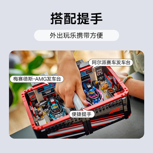 乐高 LEGO F1? 车库与梅赛德斯-AMG 和阿尔派赛车LEGC60444 商品图5