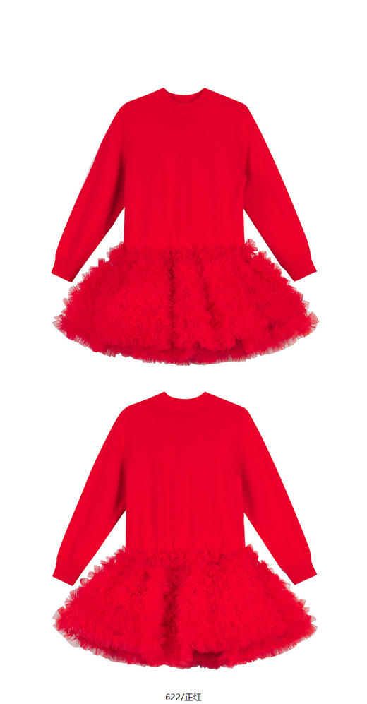 jnby   24年冬款  长袖毛衫连衣裙   1OBG11870 商品图12