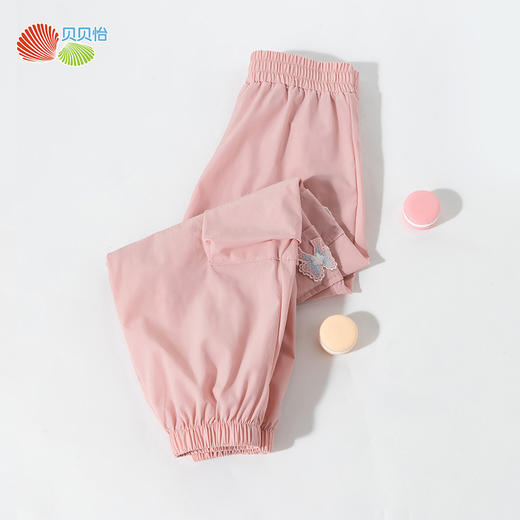 贝贝怡2025春秋新款女童多口袋工装裤儿童外穿百搭速干凉感休闲长裤ZB1EK005 商品图6