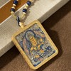 菜菜家方牌唐卡项链|凸金画心精美逼真，4*5cm铜镀k金嘎乌盒 商品缩略图7