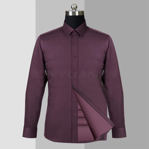 鑫缘 精品男长袖鹅绒衬衫 EC1601-1603 商品图1