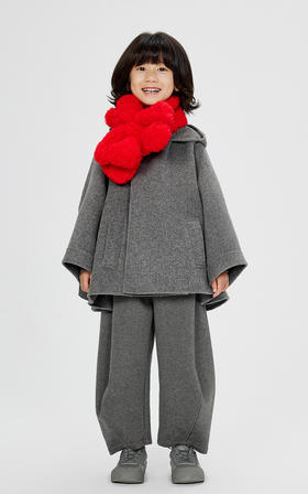 jnby  24年冬款  短款呢大衣  1OB810190