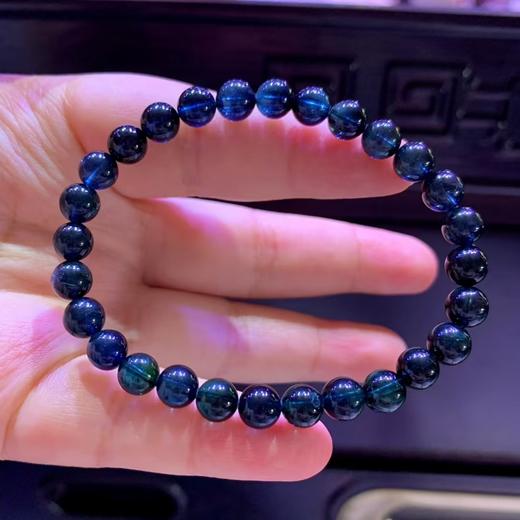 6mm-7mm单圈全色蓝碧玺手串 商品图2