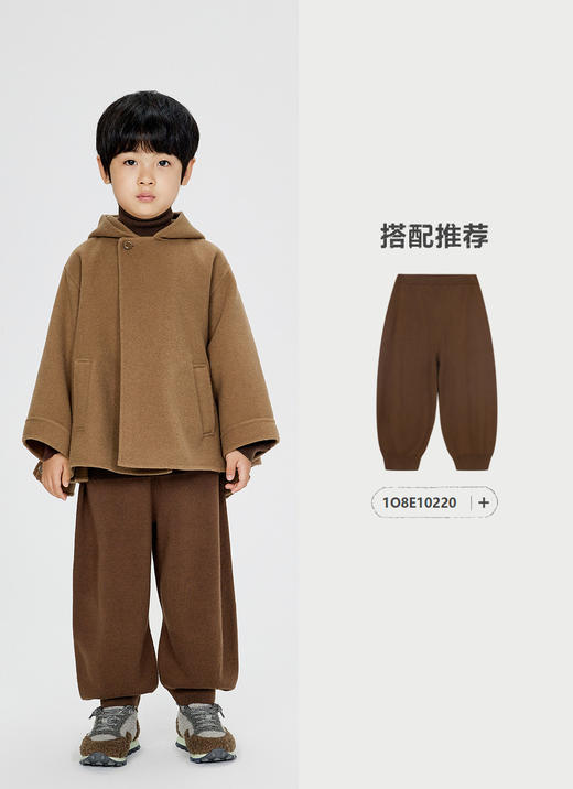 jnby  24年冬款  短款呢大衣  1OB810190 商品图6