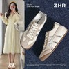 ZHR则则银色复古德训鞋女春季新款软底增高休闲鞋轻便百搭板鞋女 商品缩略图0