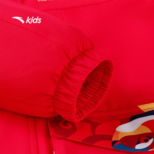 安踏儿童男童摇粒绒运动上衣2025春保暖新年款厚外套352519613 商品图7