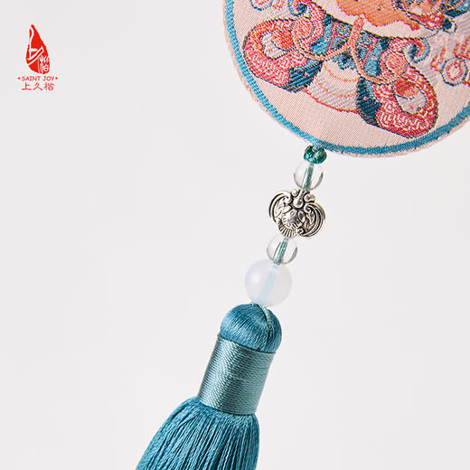 SAINTJOY/上久楷 宋锦挂件  锦蛇献瑞  SPS24A06 商品图6