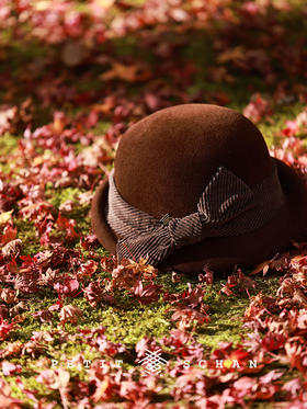 PETIT SCHAN小闪 #079 Rose's story 玫瑰的故事 捷克进口兔毛毡复古蝴蝶结小礼帽