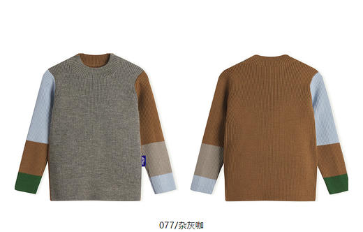 jnby   24年冬款  长袖套头毛衫  YOB310970 商品图8