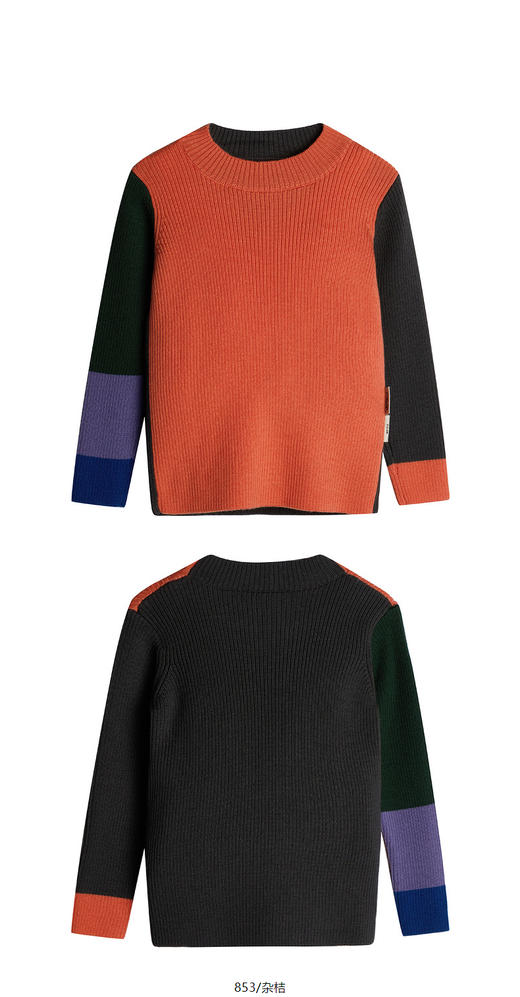jnby   24年冬款  长袖套头毛衫  YOB310970 商品图7