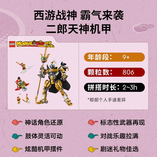 乐高 LEGO 二郎天神机甲LEGC80065 商品图2