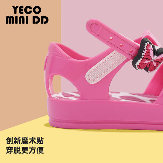 MINIDD儿童趣味罗马鞋可爱挂件沙滩鞋石头纹宝宝凉鞋MNDD24-01 商品图3