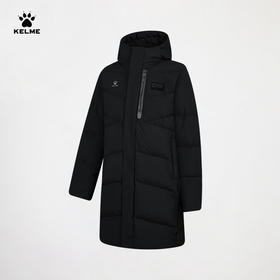 卡尔美新款旷野之幕系列男士中长款羽绒服