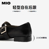MIO米奥春季新款复古皮带扣玛丽珍鞋时尚甜美方头坡跟单鞋女M251420689 商品缩略图4
