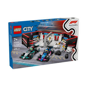 乐高 LEGO F1? 车库与梅赛德斯-AMG 和阿尔派赛车LEGC60444