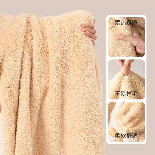 洁丽雅睡衣女士秋冬款2024新款加绒加厚半边绒冬季保暖家居服套装 商品图4