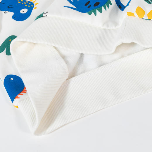 贝贝怡童装儿童加绒卫衣秋冬卡通打底衫男童休闲保暖长袖上衣冬装ZB1ES003 商品图8